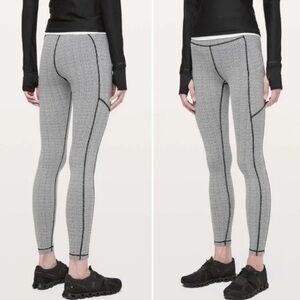 Lululemon Speed Up Tight Pants Full On Luxtreme 28"
Pockets Stretch White Black
